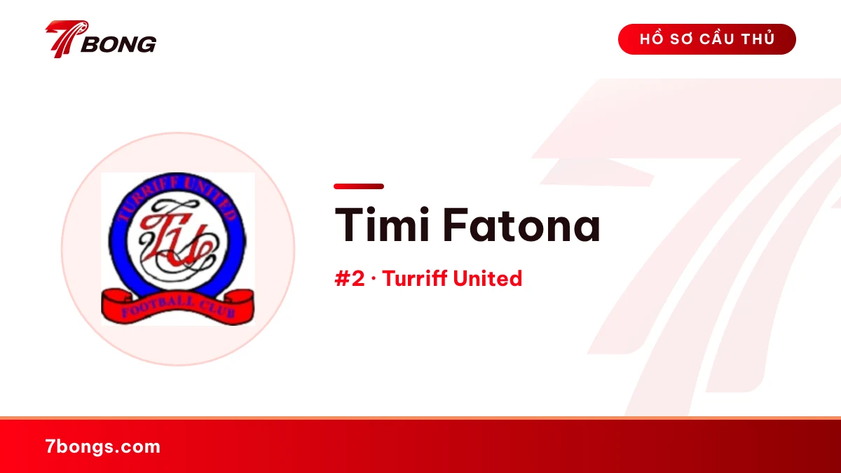 Timi Fatona — Turriff United