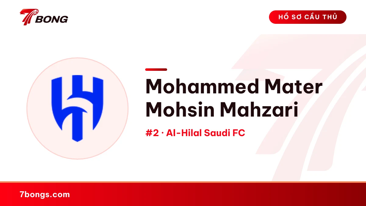 Mohammed Mater Mohsin Mahzari — Al-Hilal Saudi FC