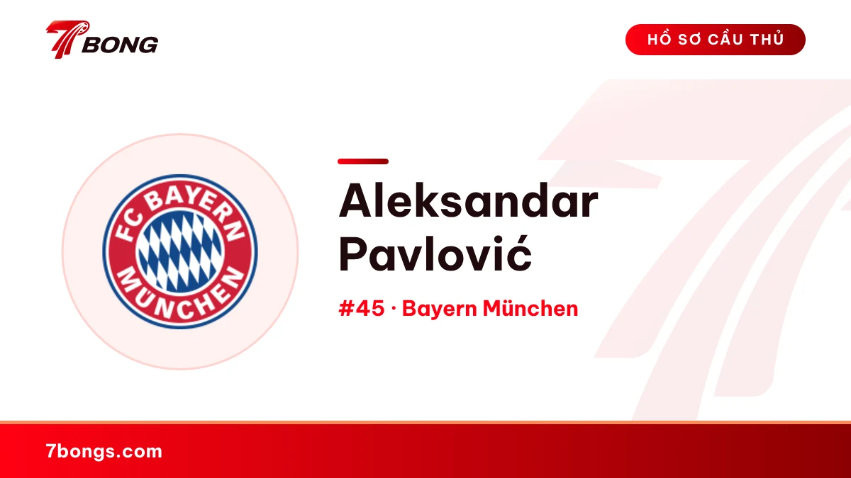 Aleksandar Pavlović — Bayern München