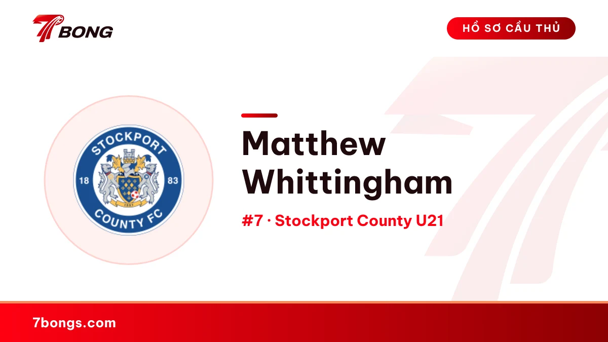 Matthew Whittingham — Stockport County U21