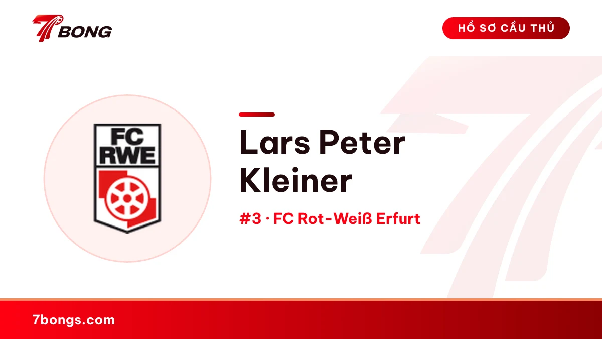 Lars Peter Kleiner — FC Rot-Weiß Erfurt