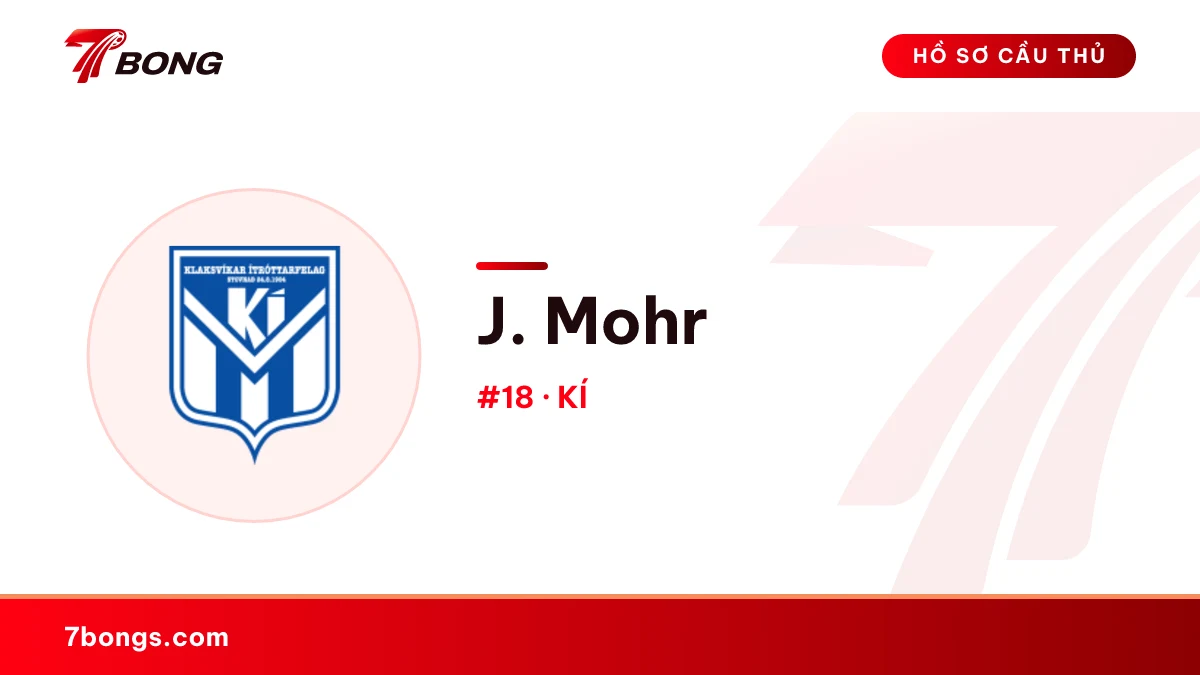 J. Mohr — KÍ