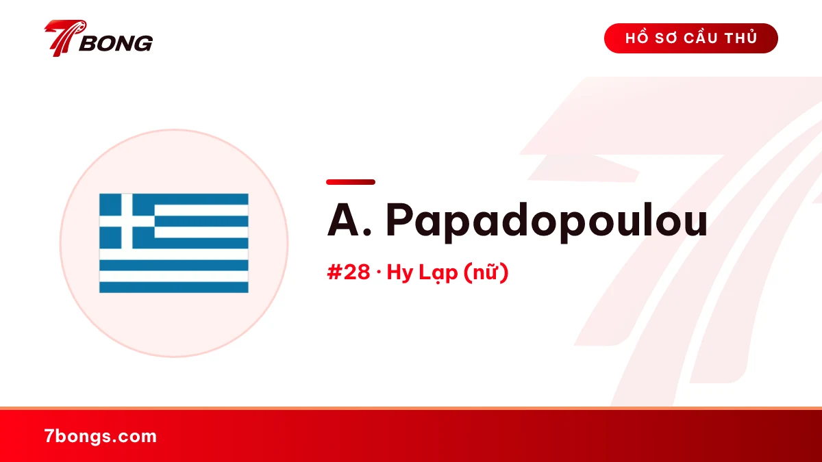 A. Papadopoulou — Hy Lạp (nữ)
