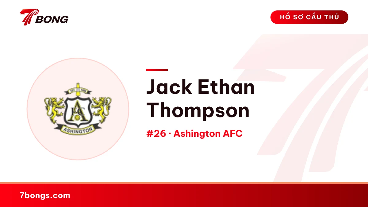 Jack Ethan Thompson — Ashington AFC