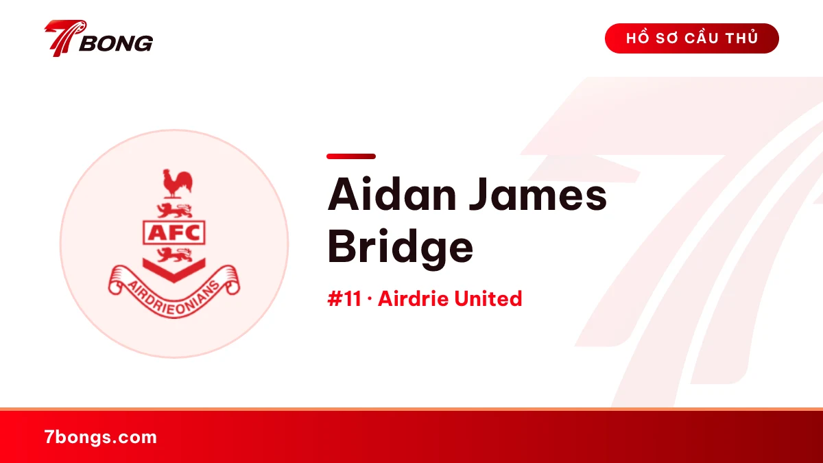 Aidan James Bridge — Airdrie United