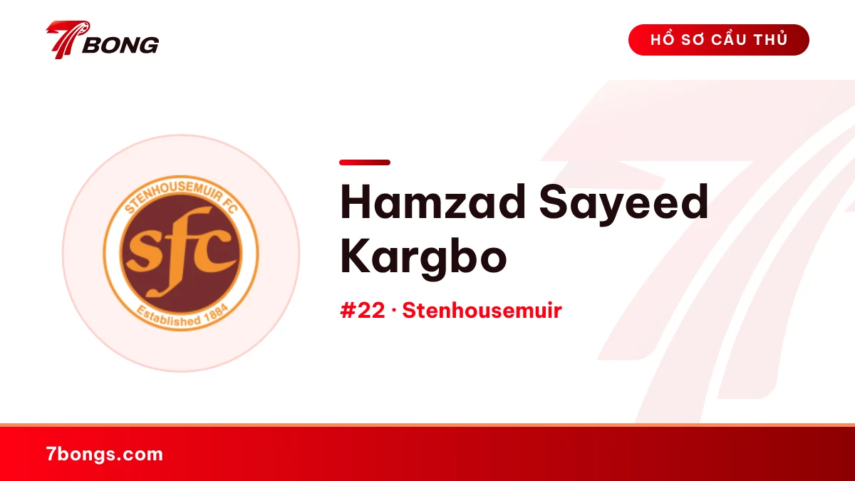 Hamzad Sayeed Kargbo — Stenhousemuir