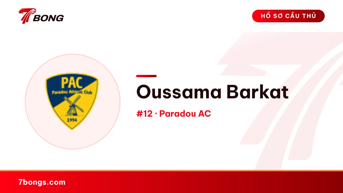 Oussama Barkat — Paradou AC