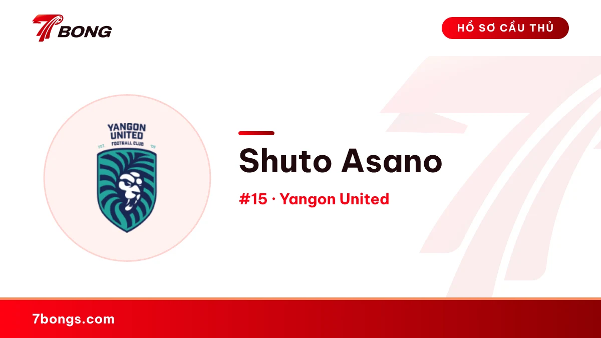 Shuto Asano — Yangon United