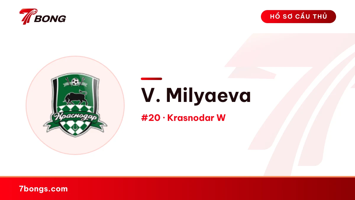 V. Milyaeva — Krasnodar W