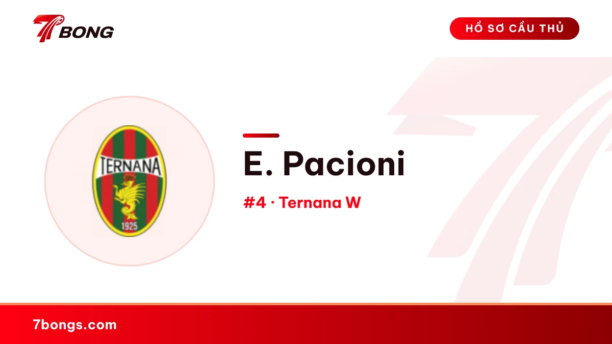 E. Pacioni — Ternana W