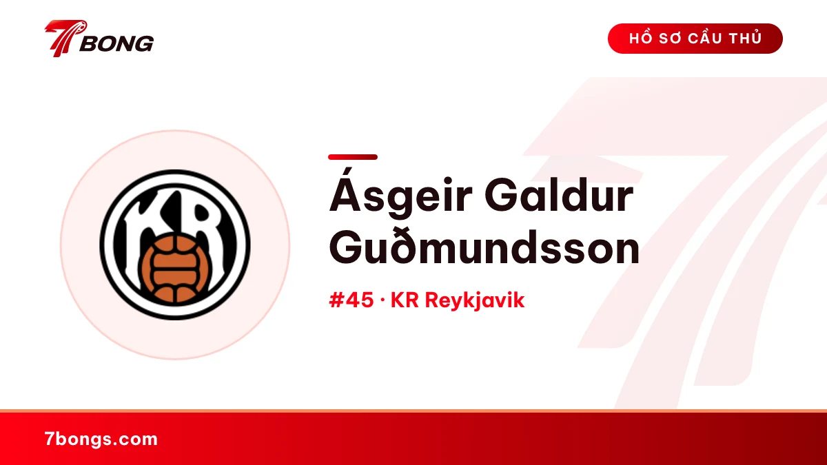 Ásgeir Galdur Guðmundsson — KR Reykjavik