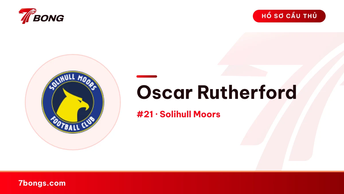 Oscar Rutherford — Solihull Moors