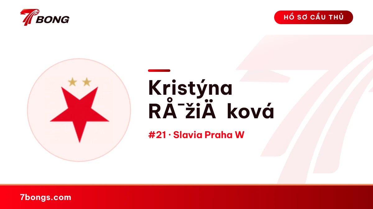 Kristýna RÅ¯žiÄková — Slavia Praha W