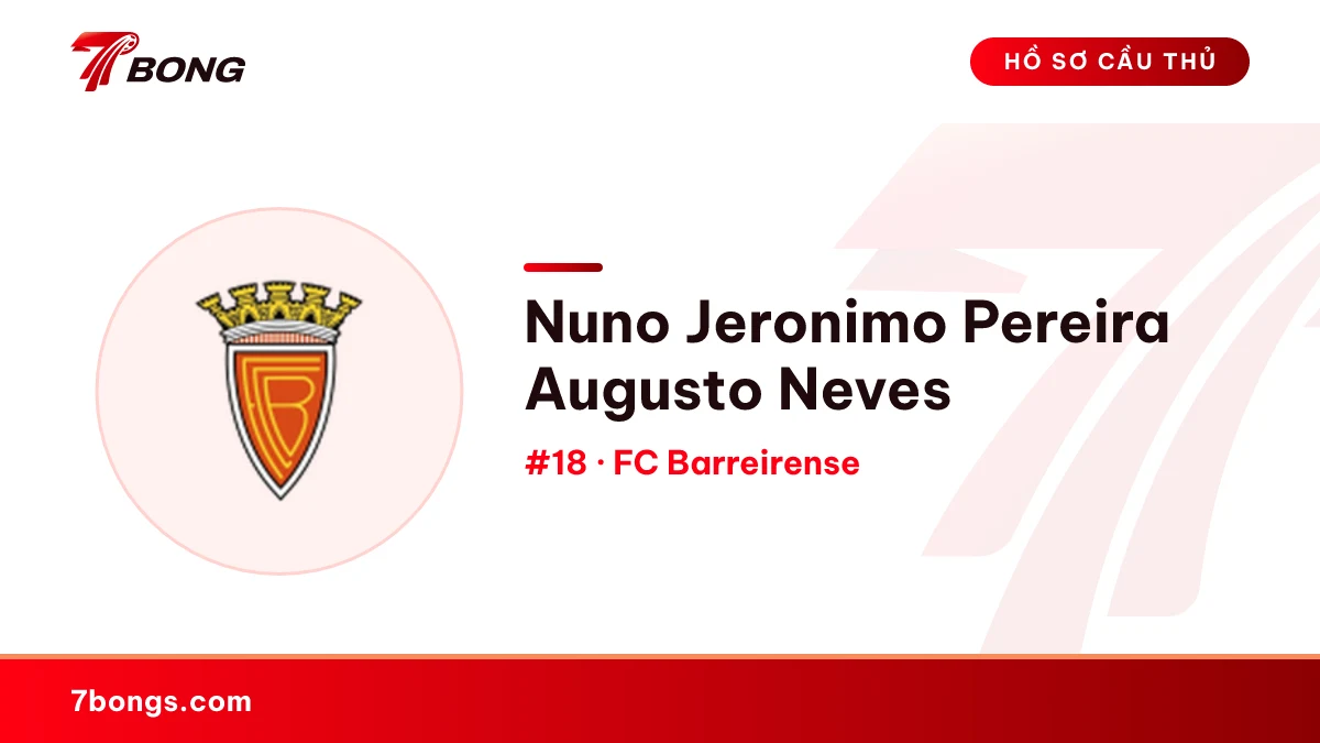 Nuno Jeronimo Pereira Augusto Neves — FC Barreirense