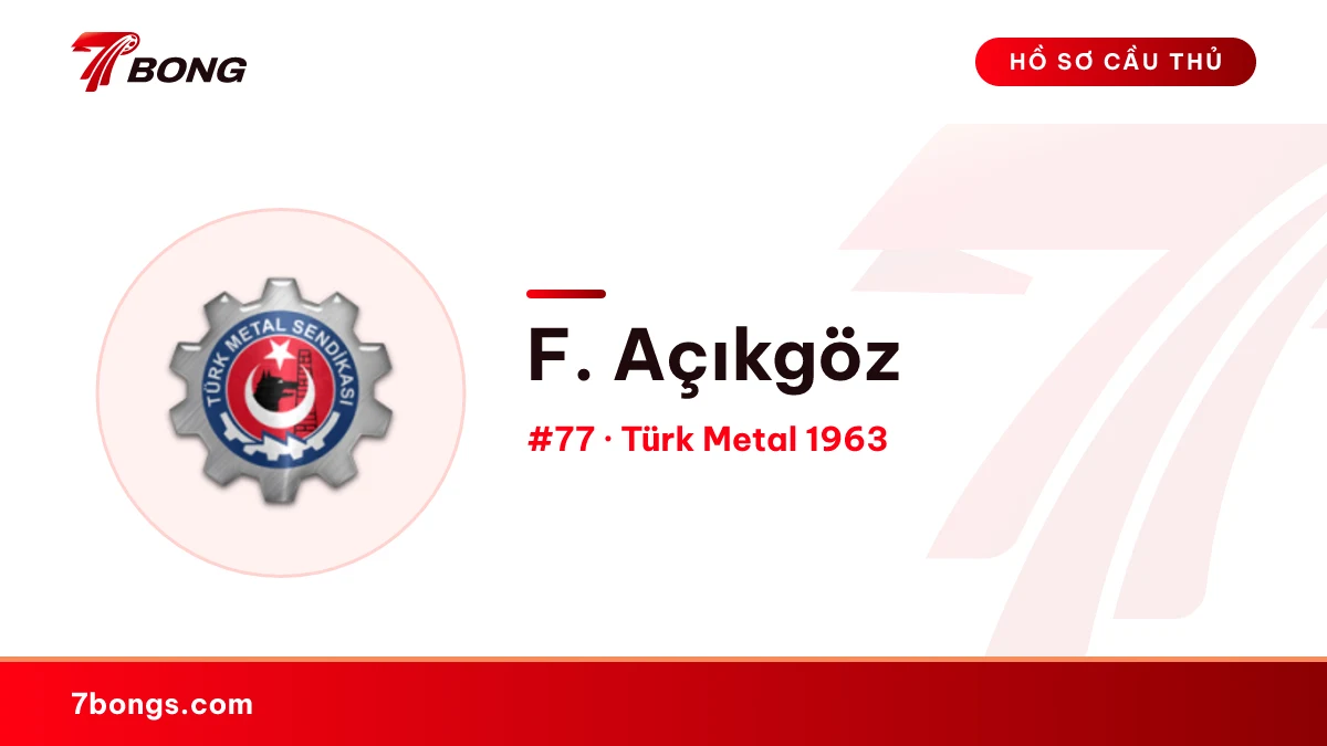 F. Açıkgöz — Türk Metal 1963