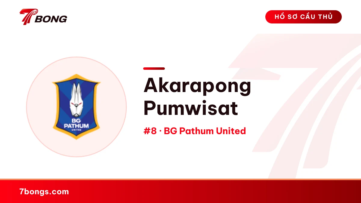 Akarapong Pumwisat — BG Pathum United
