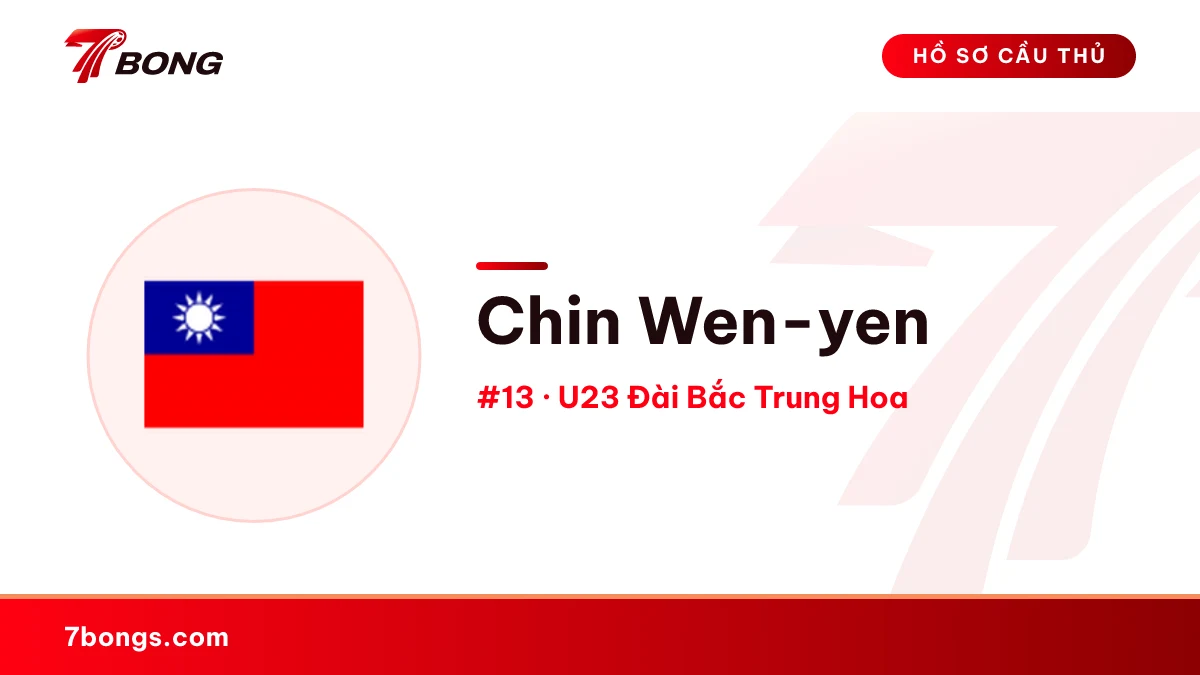 Chin Wen-yen — U23 Đài Bắc Trung Hoa