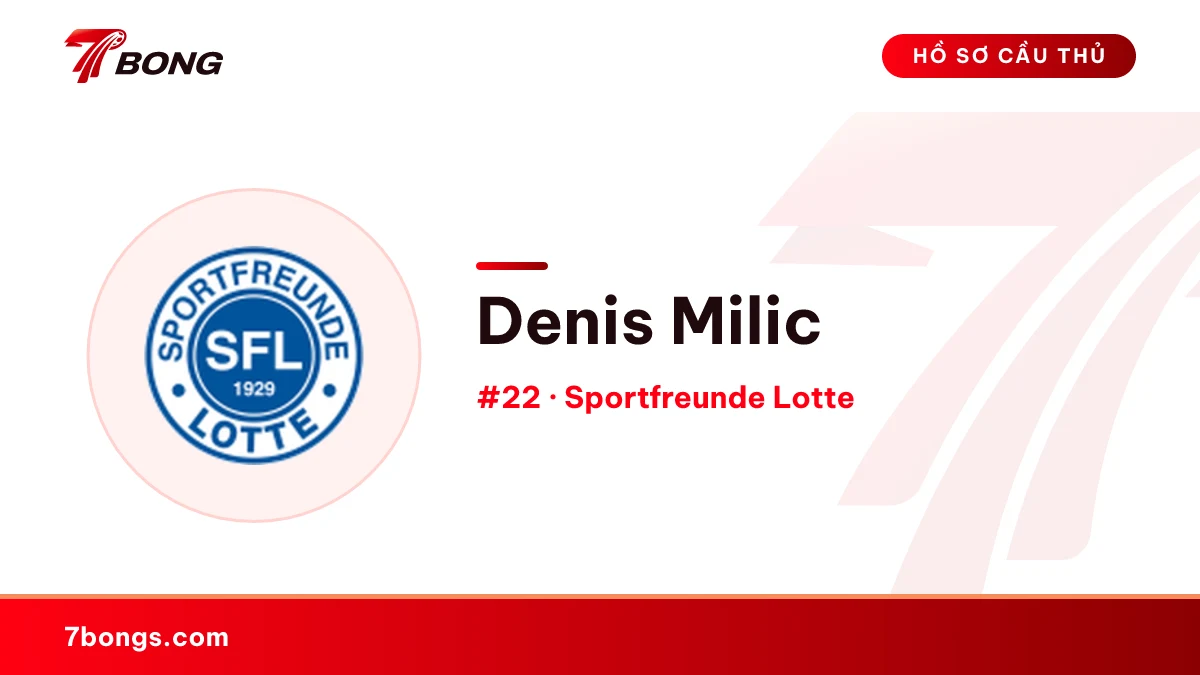Denis Milic — Sportfreunde Lotte