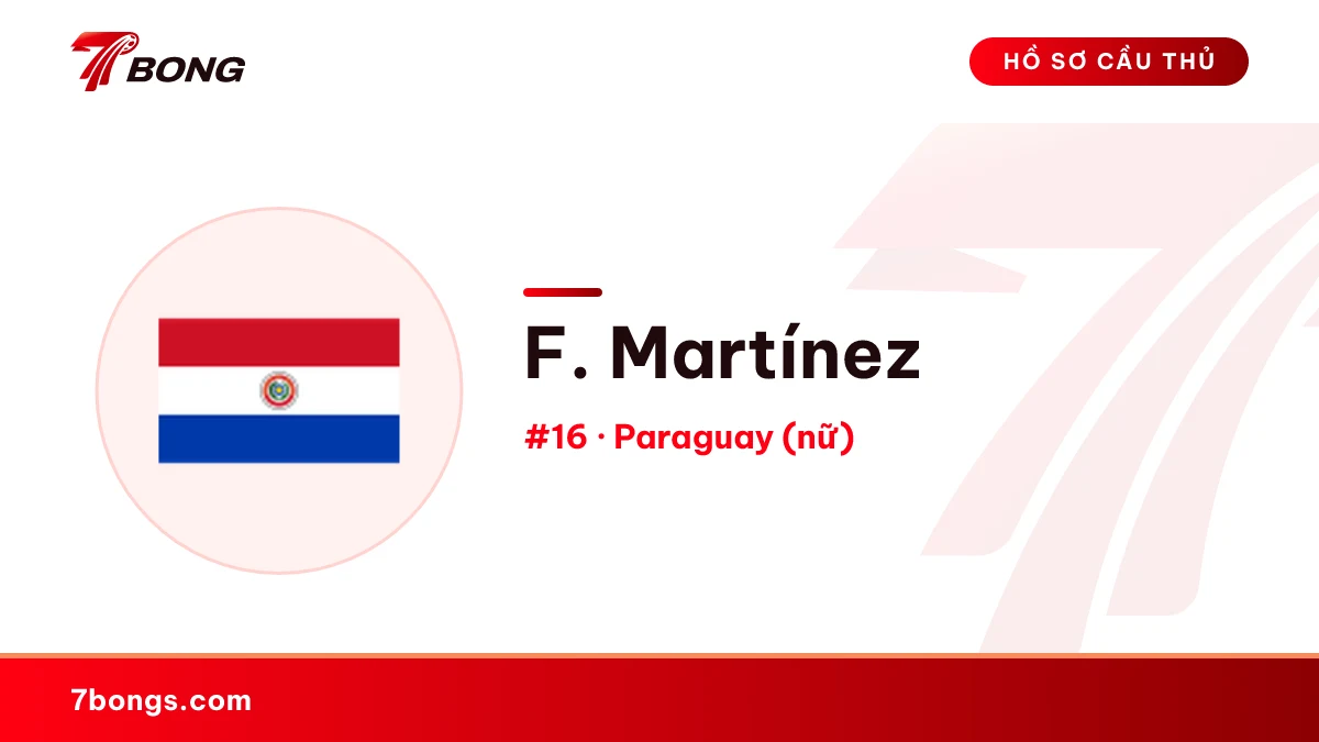 F. Martínez — Paraguay (nữ)
