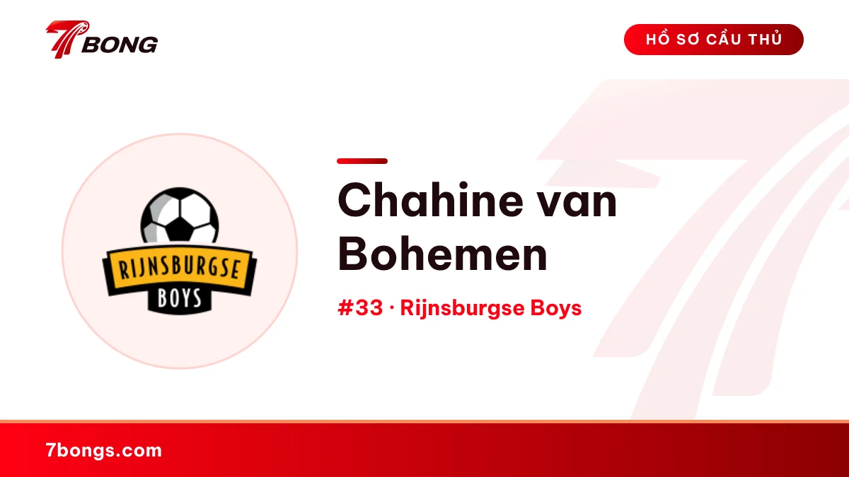 Chahine van Bohemen — Rijnsburgse Boys