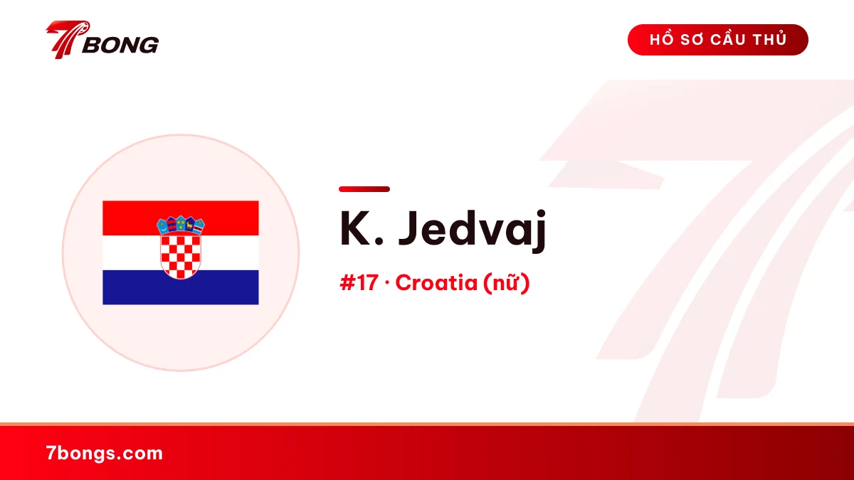 K. Jedvaj — Croatia (nữ)
