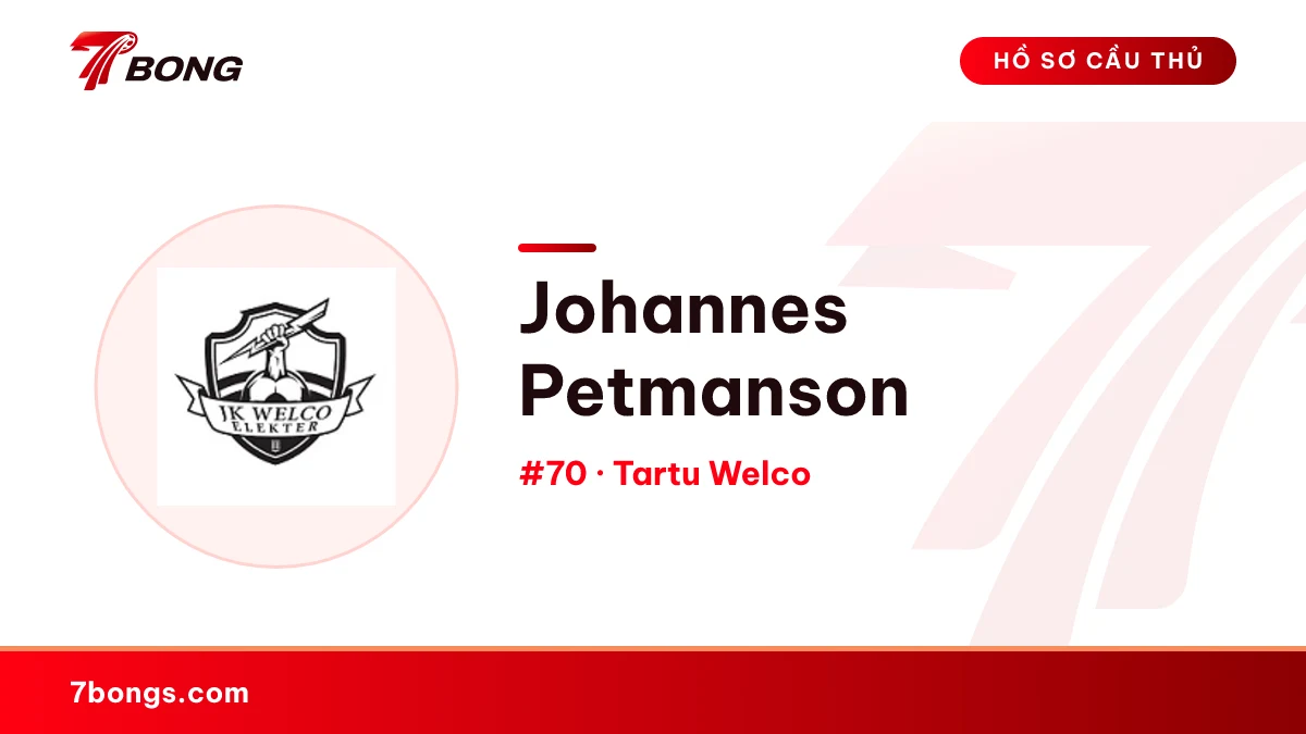 Johannes Petmanson — Tartu Welco
