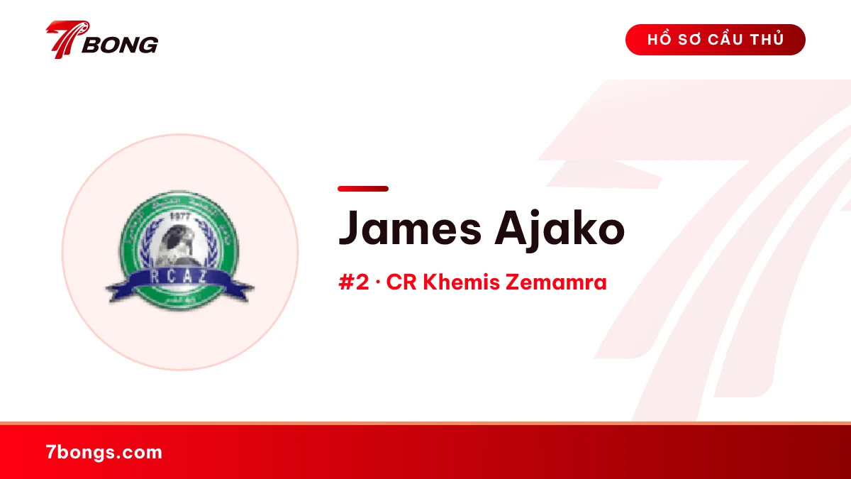 James Ajako — CR Khemis Zemamra