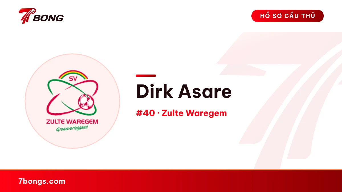 Dirk Asare — Zulte Waregem