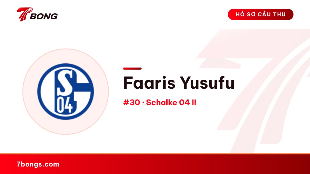 Faaris Yusufu — Schalke 04 II