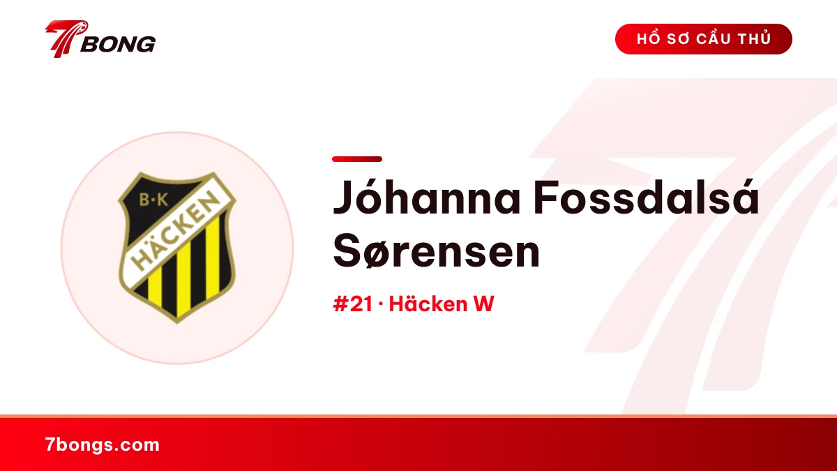 Jóhanna Fossdalsá Sørensen — Häcken W