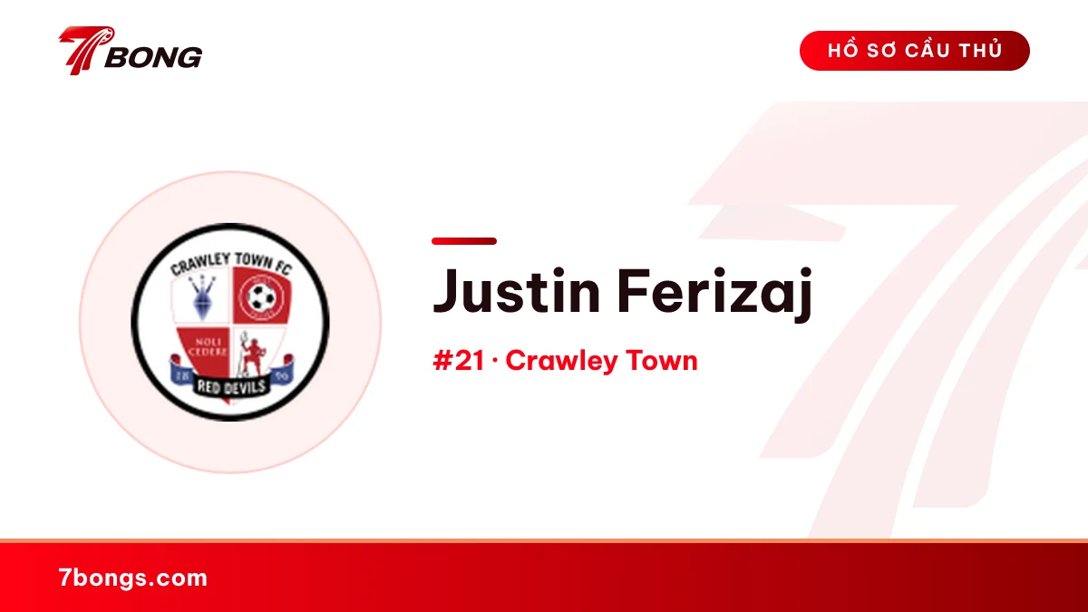 Justin Ferizaj — Crawley Town