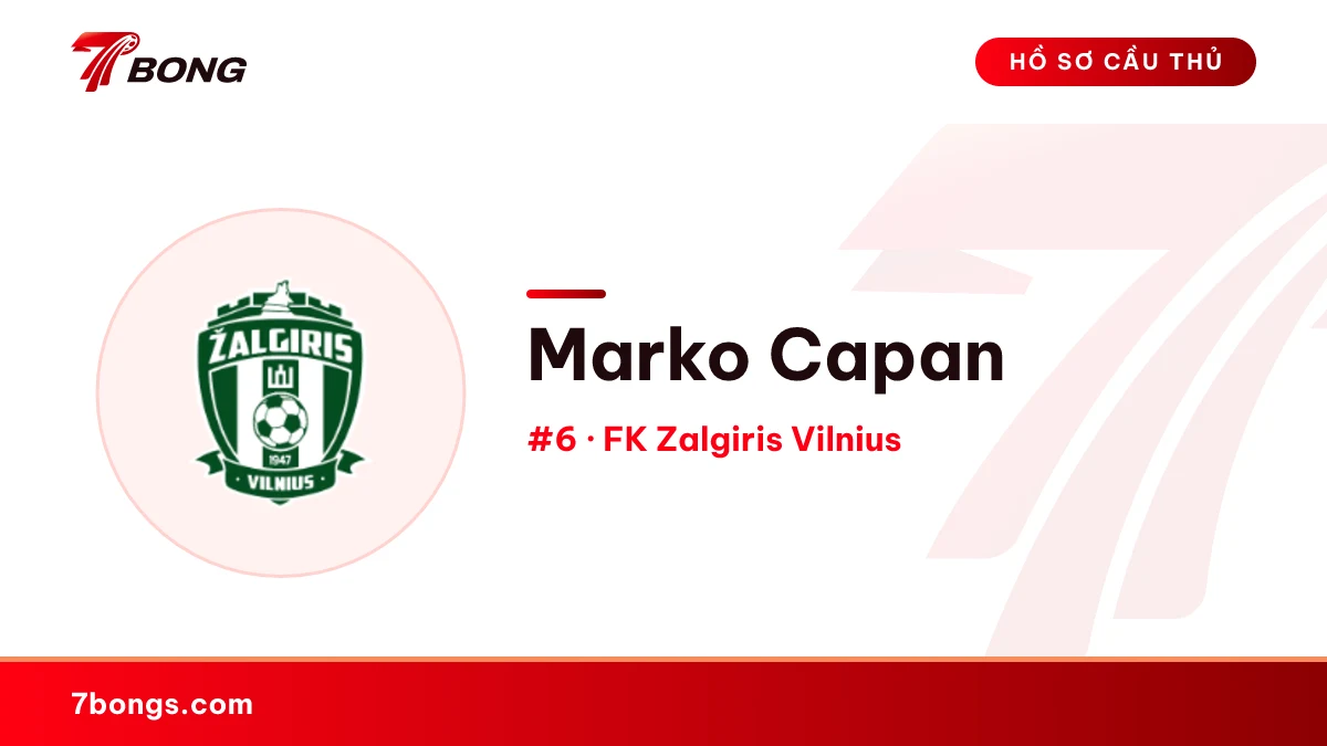 Marko Capan — FK Zalgiris Vilnius