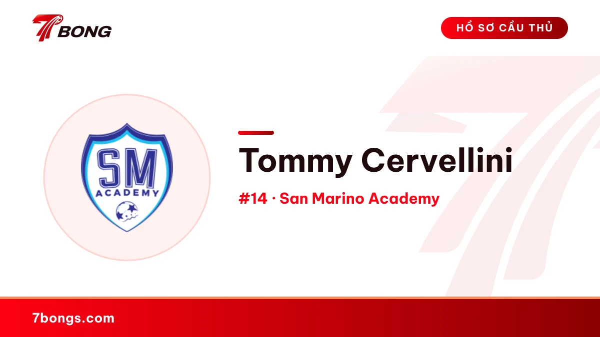 Tommy Cervellini — San Marino Academy