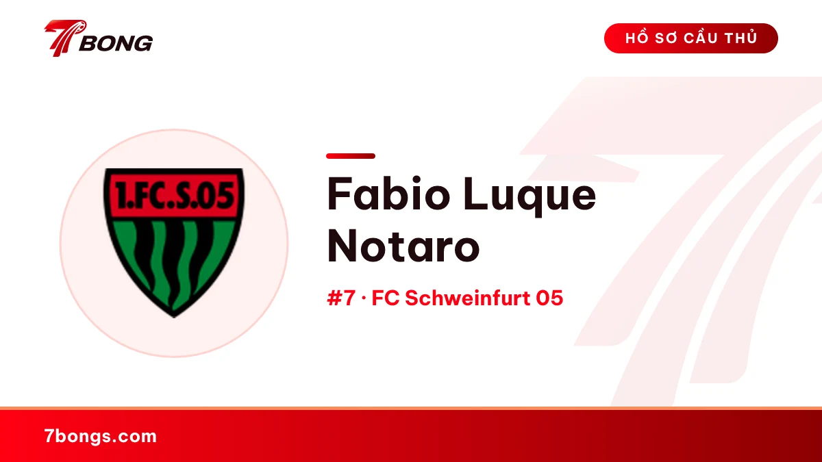 Fabio Luque Notaro — FC Schweinfurt 05