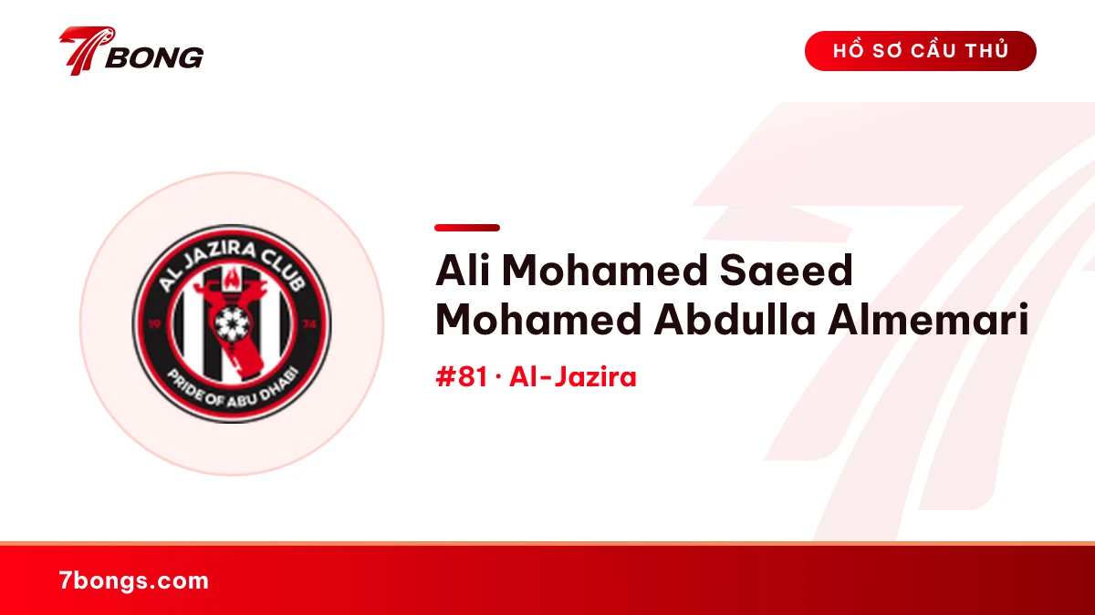 Ali Mohamed Saeed Mohamed Abdulla Almemari — Al-Jazira