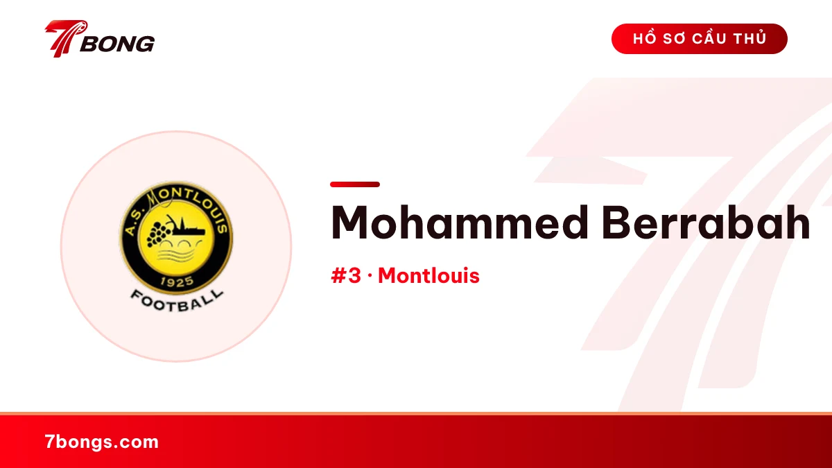 Mohammed Berrabah — Montlouis