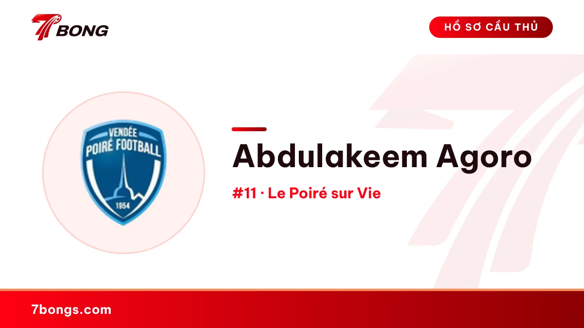 Abdulakeem Agoro — Le Poiré sur Vie