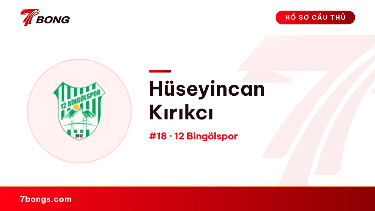 Hüseyincan Kırıkcı — 12 Bingölspor
