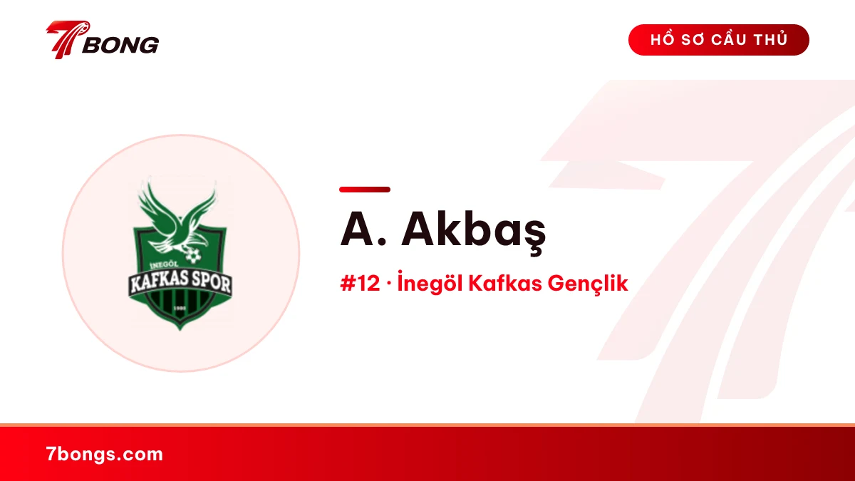 A. Akbaş — İnegöl Kafkas Gençlik