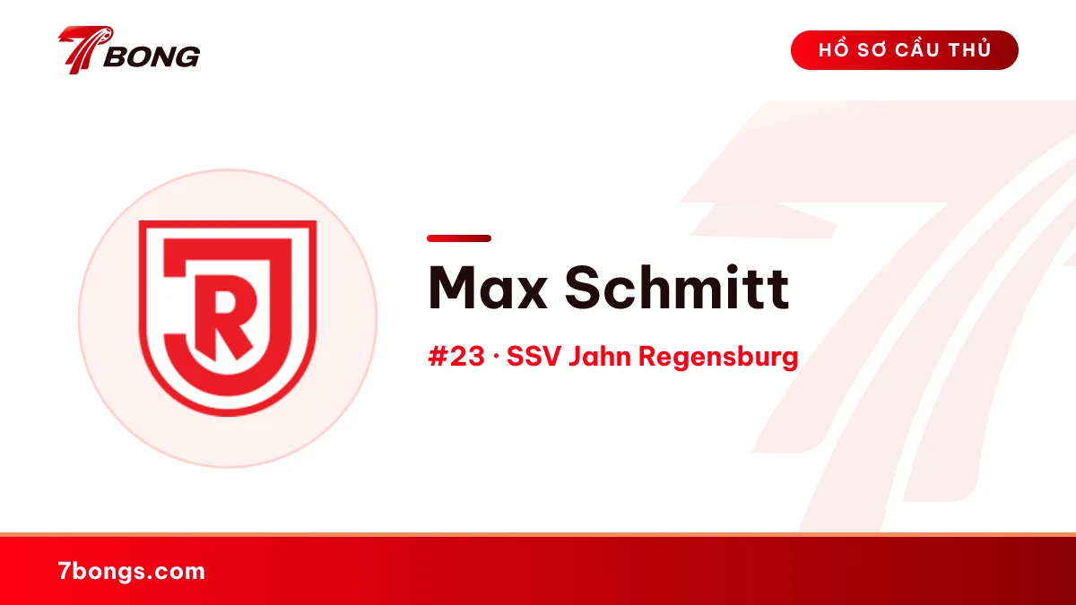 Max Schmitt — SSV Jahn Regensburg