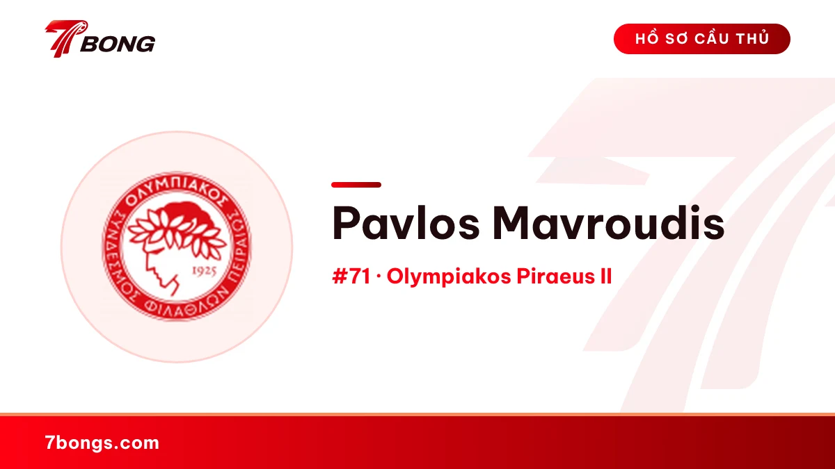 Pavlos Mavroudis — Olympiakos Piraeus II