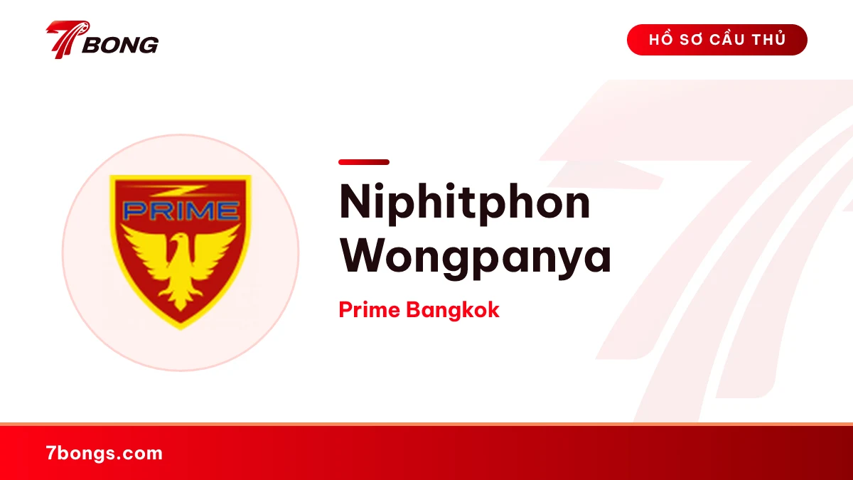 Niphitphon Wongpanya — Prime Bangkok