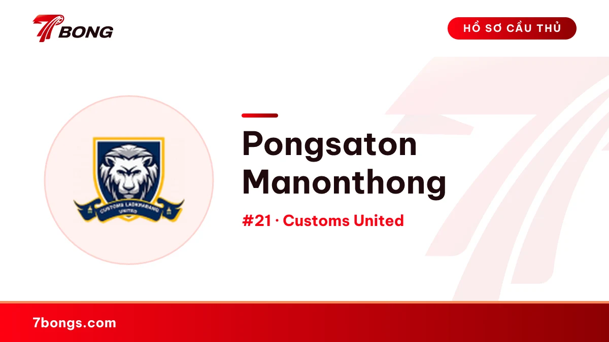 Pongsaton Manonthong — Customs United