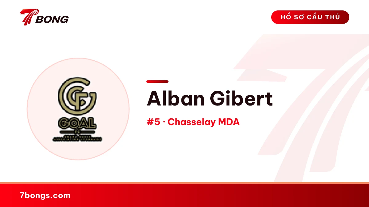 Alban Gibert — Chasselay MDA