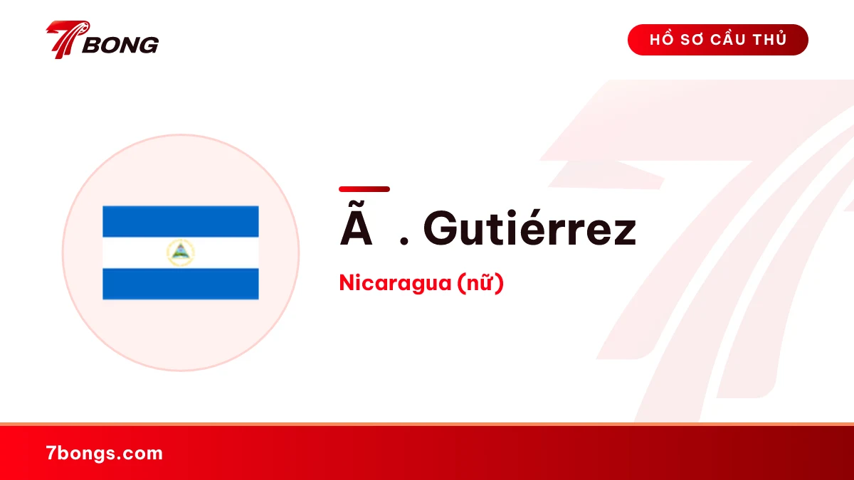 Ã. Gutiérrez — Nicaragua (nữ)