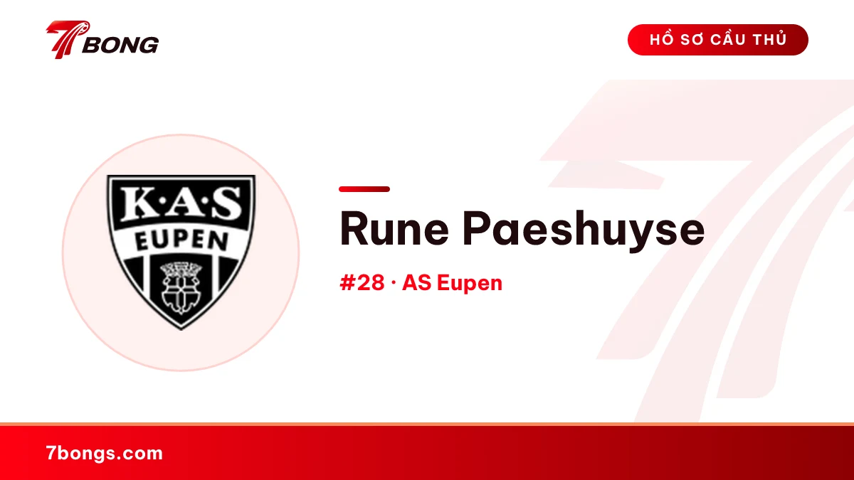 Rune Paeshuyse — AS Eupen