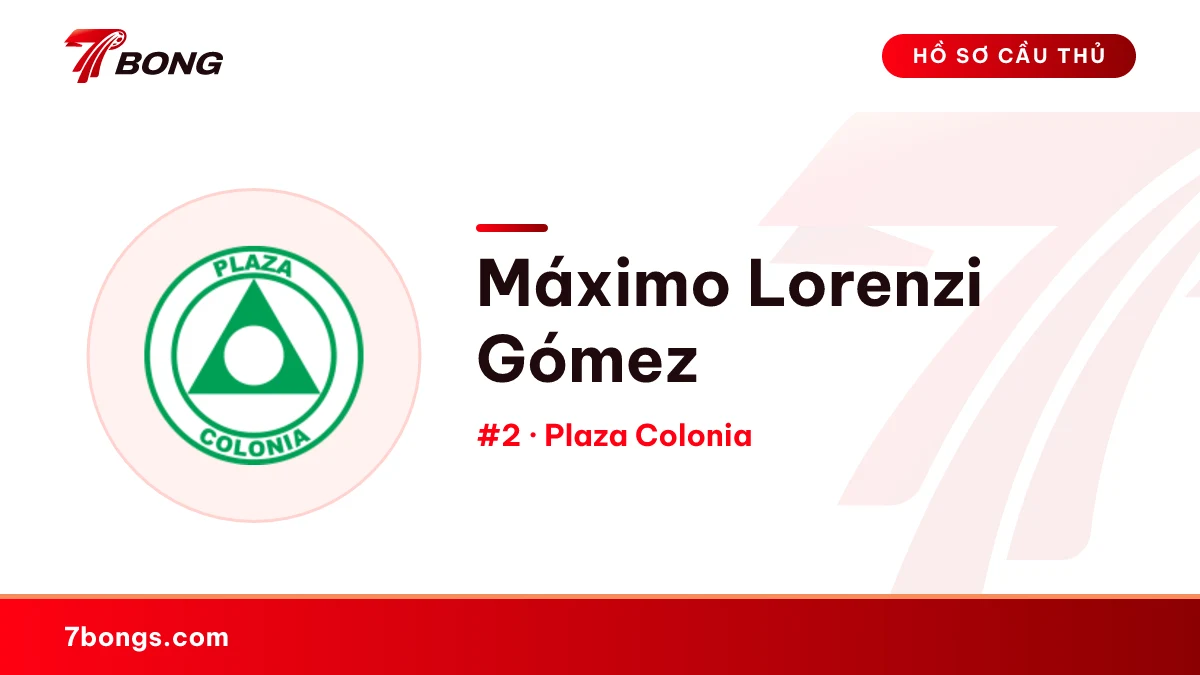 Máximo Lorenzi Gómez — Plaza Colonia