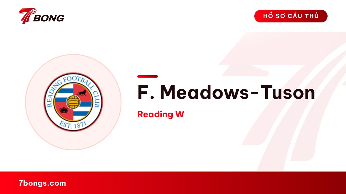 F. Meadows-Tuson — Reading W