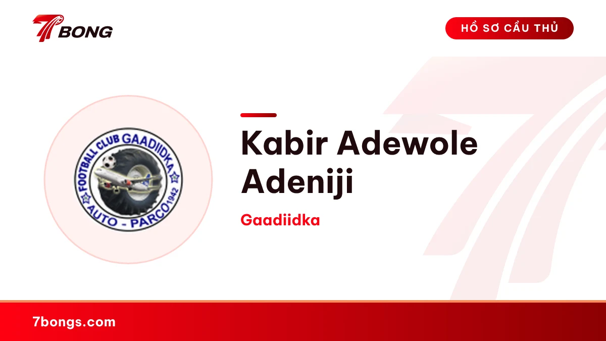 Kabir Adewole Adeniji — Gaadiidka