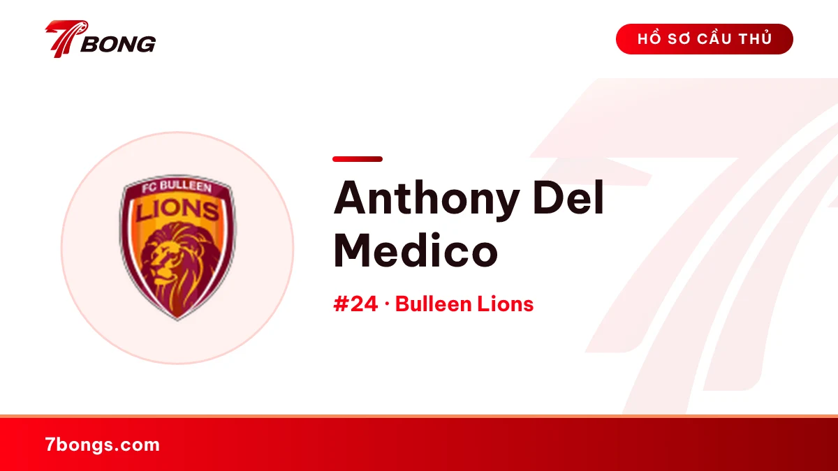 Anthony Del Medico — Bulleen Lions